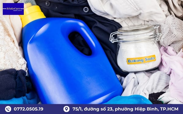 Các lưu ý khi khi tẩy mốc quần áo màu bằng baking soda