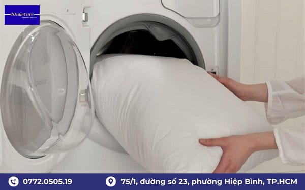 Những cách giặt ruột gối bị mốc phổ biến nhất tại nhà
