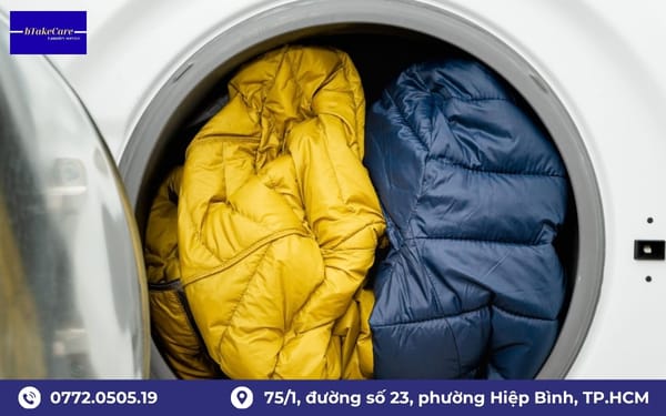 Những lưu ý quan trọng khi khách hàng giặt áo phao